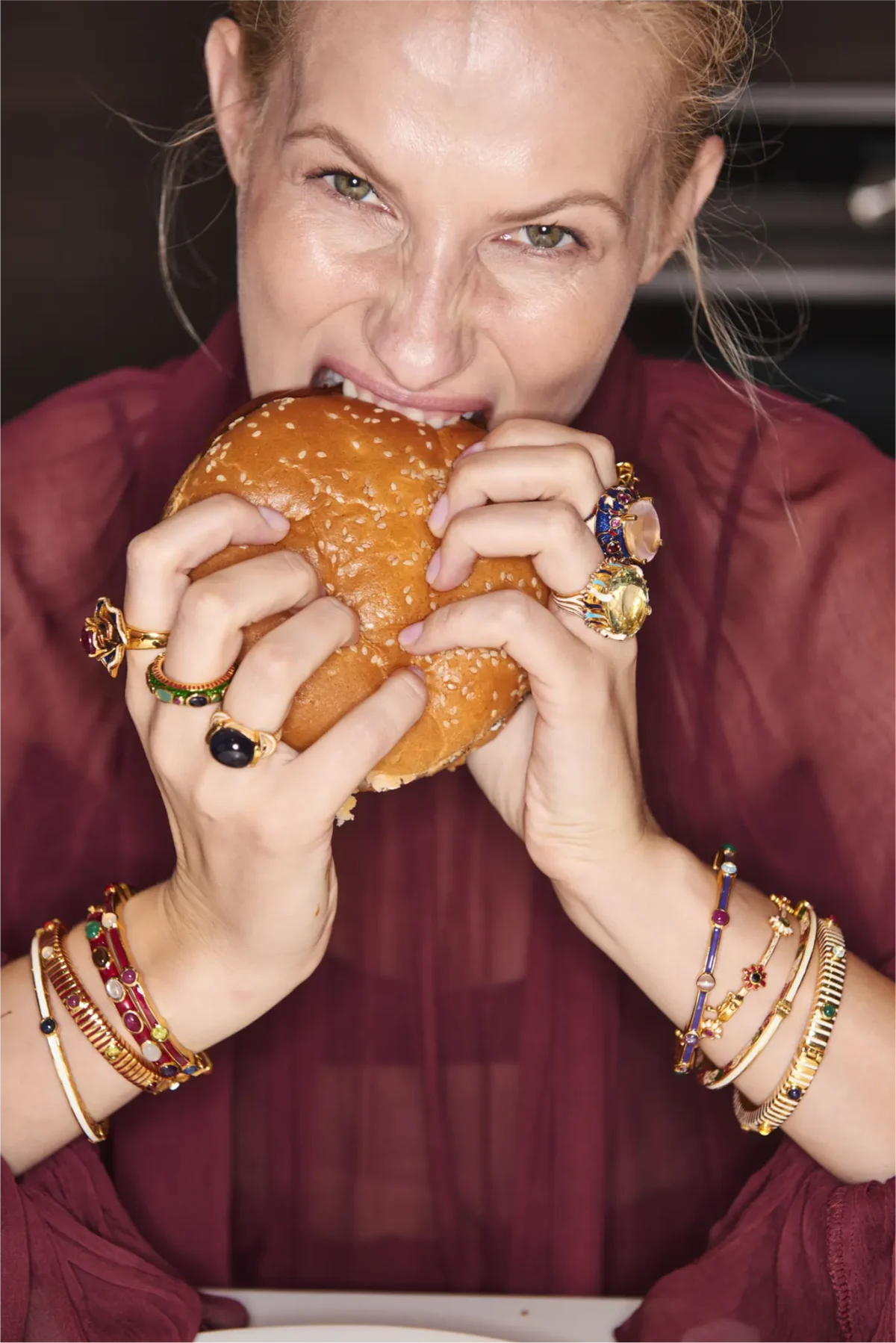 Doğal Taş Yüzük Kolyeler