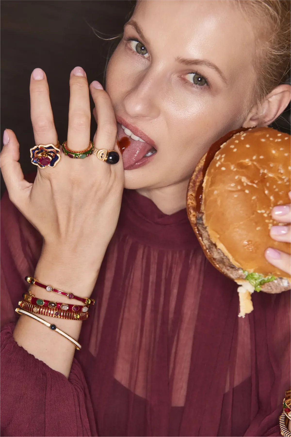 Doğal Taş Yüzük Kolyeler