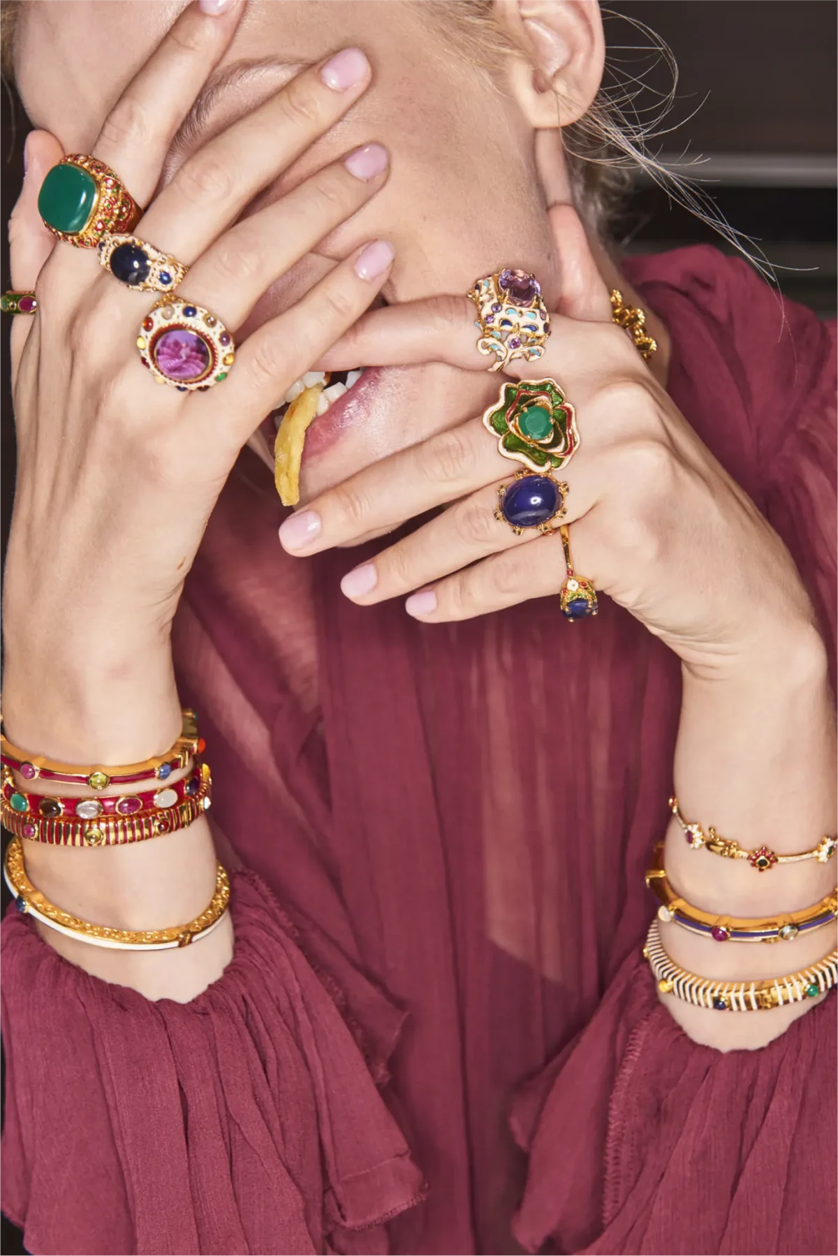 Doğal Taş Yüzük Kolyeler