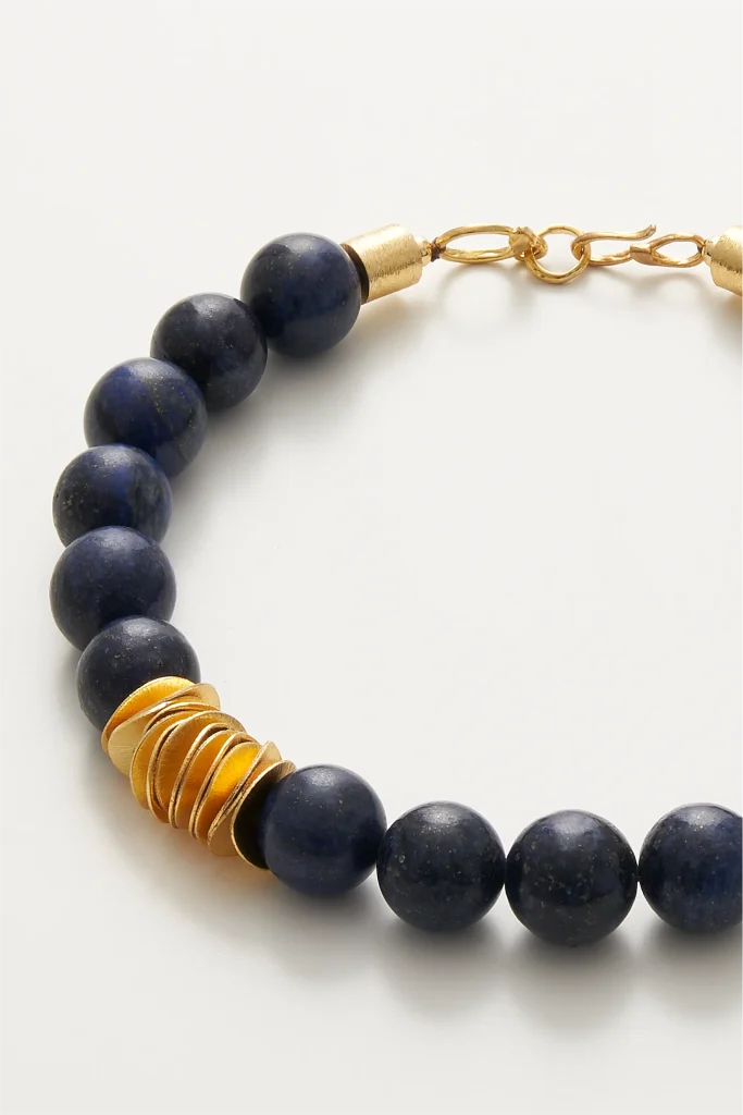 Me Blu Kolye Doğal Taş