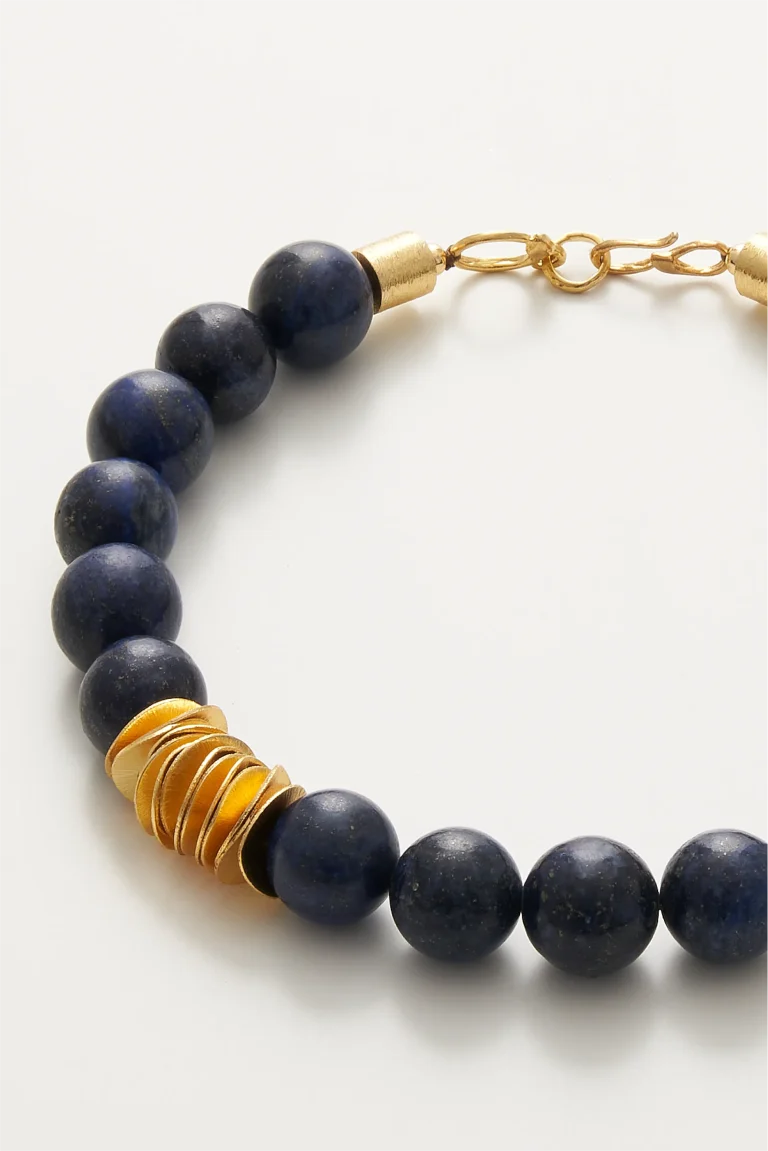 Me Blu Kolye Doğal Taş